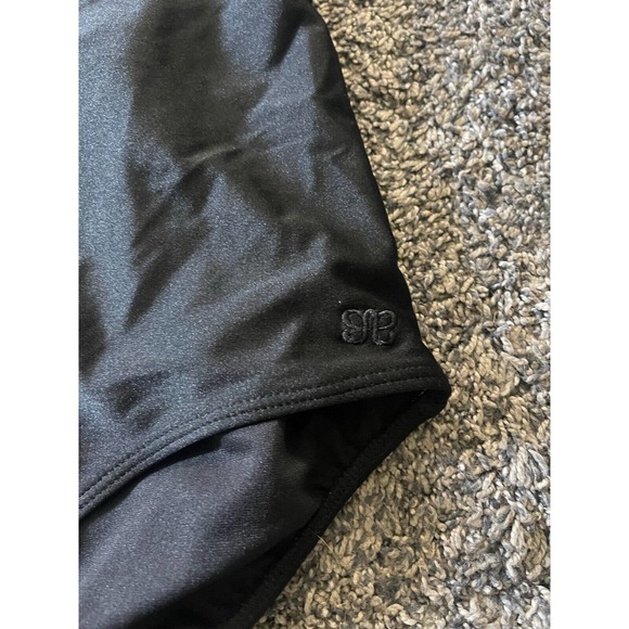 Albion L Swimsuit Shell Shock Black V Neck Bathing Suit - Picture 6 of 8